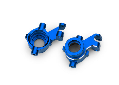Traxxas 10237-BLUE — Traxxas 10237-BLUE Blue Aluminum Steering Blocks (L&R)