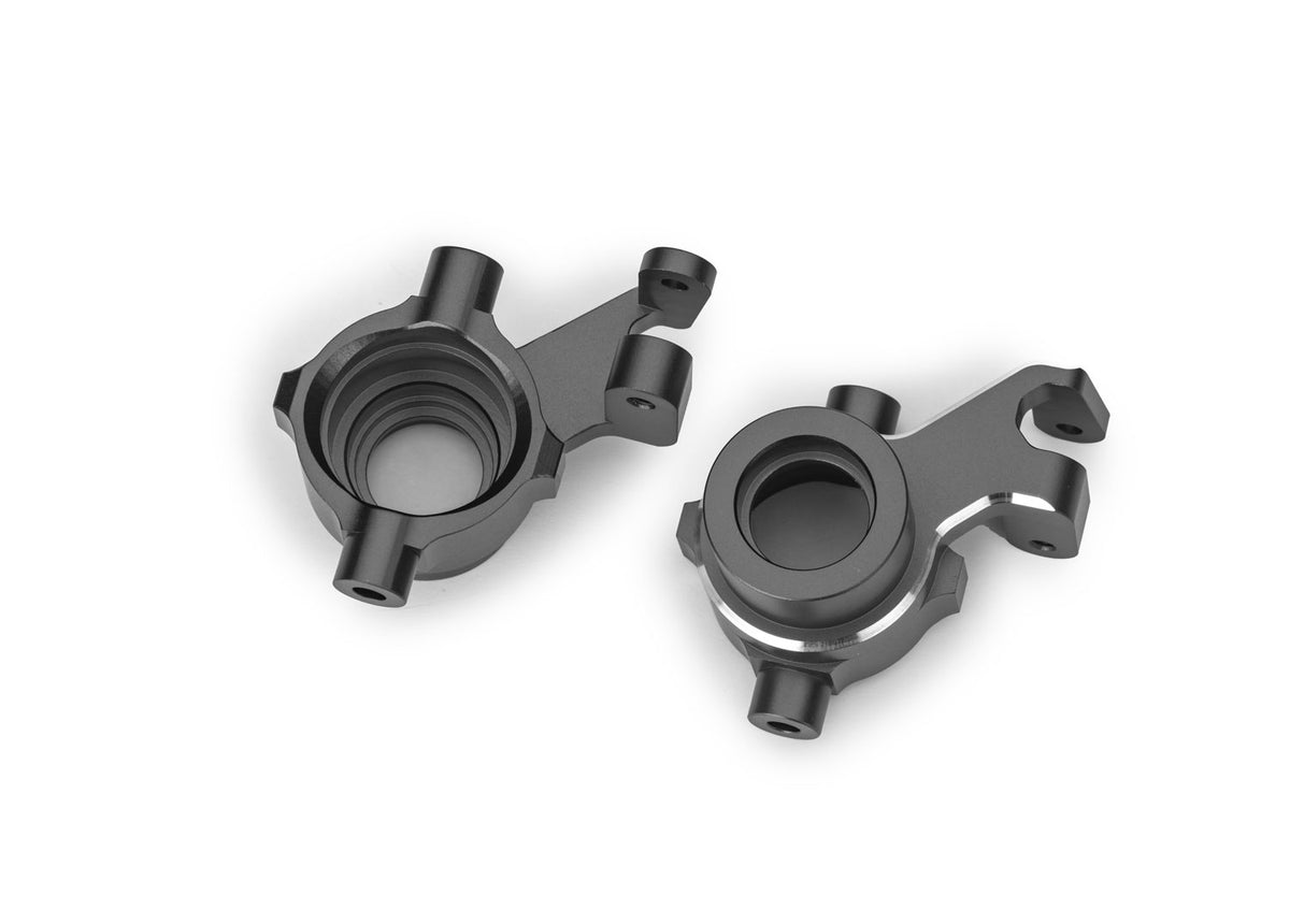 Traxxas 10237-GRAY — Traxxas 10237-GRAY Gray Aluminum Steering Blocks (L&R)