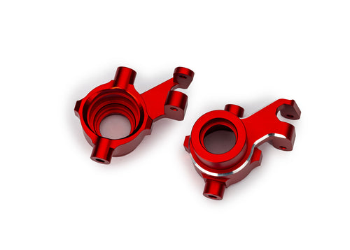Traxxas 10237-RED — Traxxas 10237-RED Red Aluminum Steering Blocks (L&R)