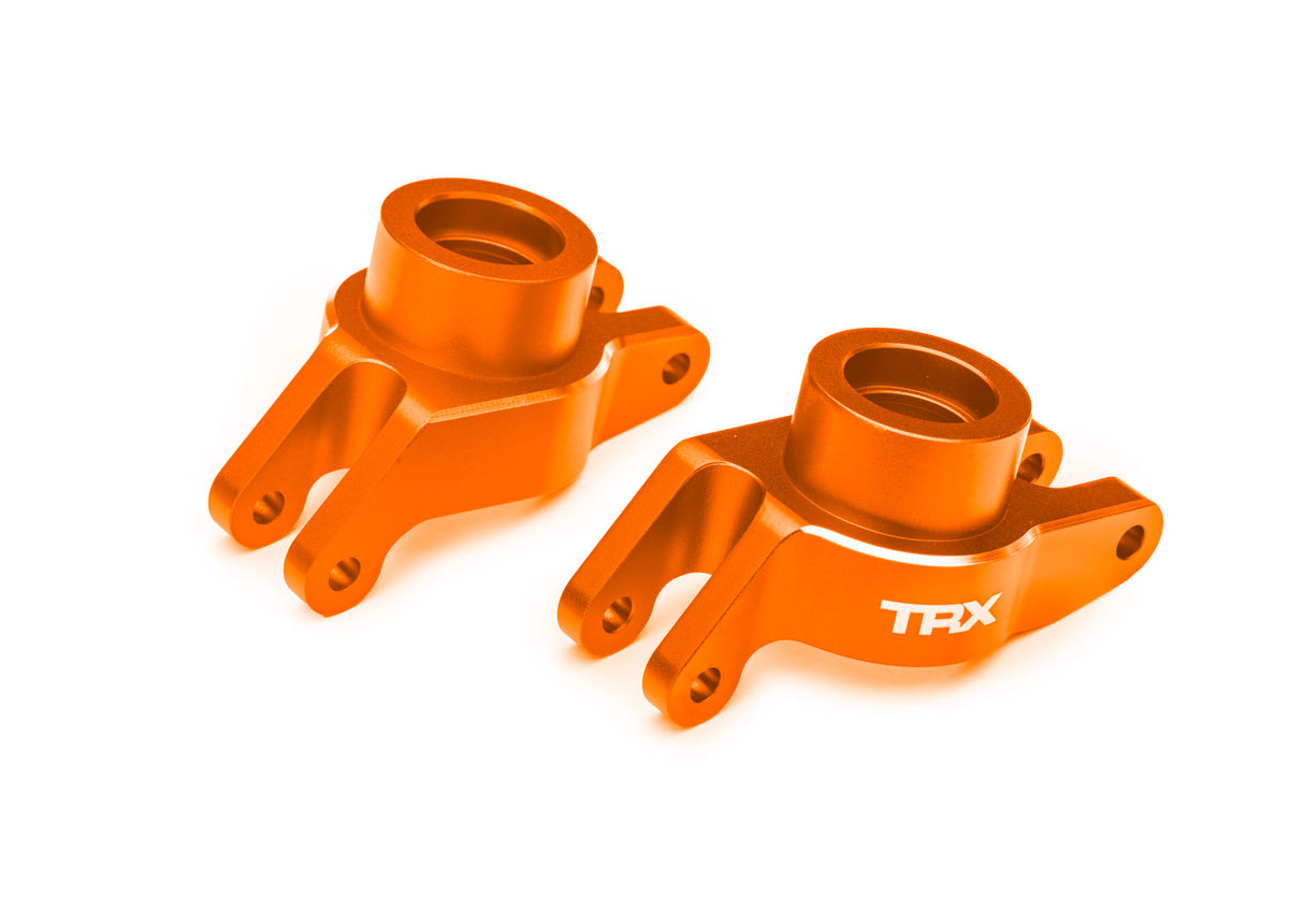Traxxas 10252-ORNG — Traxxas 10252-ORNG Orange Aluminum Stub Axle Carriers (L&R)