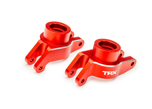Traxxas 10252-RED — Traxxas 10252-RED Red Aluminum Stub Axle Carriers (L&R)