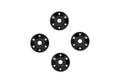 Traxxas 10257-BLK — Traxxas 10257-BLK Black Aluminum Wheel Washers (4)