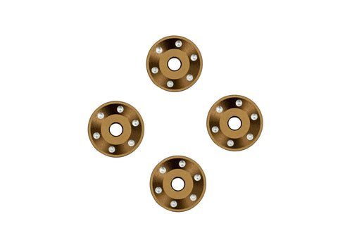 Traxxas 10257-BRNZ — Traxxas 10257-BRNZ Bronze Aluminum Wheel Washers (4)