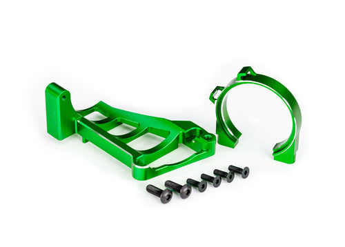 Traxxas 10261-GRN — Traxxas 10261-GRN Green Aluminum Front and Rear Motor Mounts