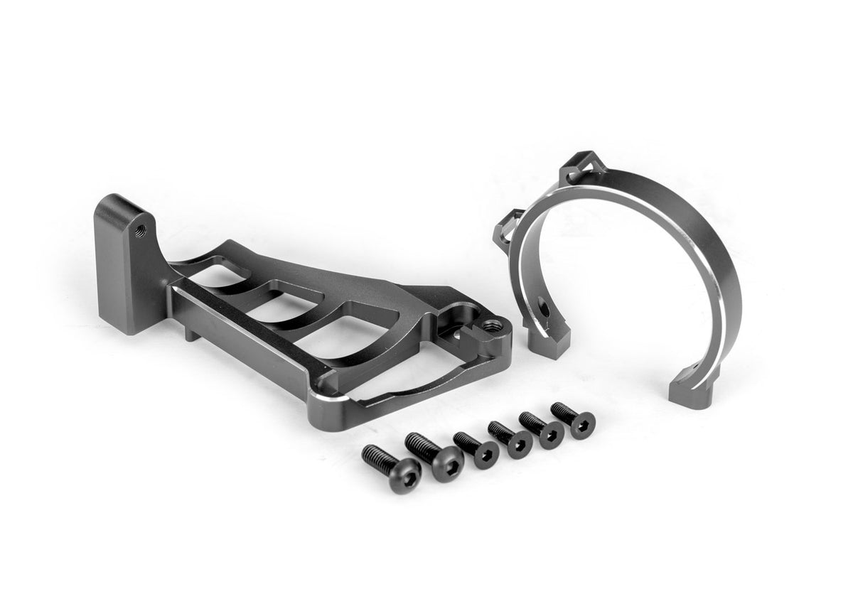 Traxxas 10262-GRAY — Traxxas 10262-GRAY Gray Aluminum Front and Rear Motor Mounts