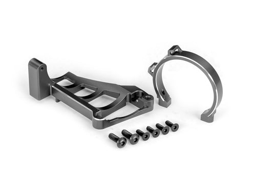 Traxxas 10262-GRAY — Traxxas 10262-GRAY Gray Aluminum Front and Rear Motor Mounts