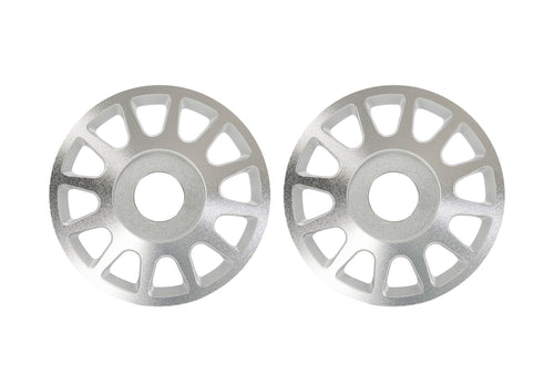 Traxxas 10274-SLVR — Traxxas 10274-SLVR Pro Scale Silver Aluminum Wheel Centers (2)