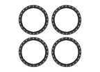 Traxxas 10276-BLK — Traxxas 10276-BLK Pro Scale Black Aluminum Beadlock Rings (4)