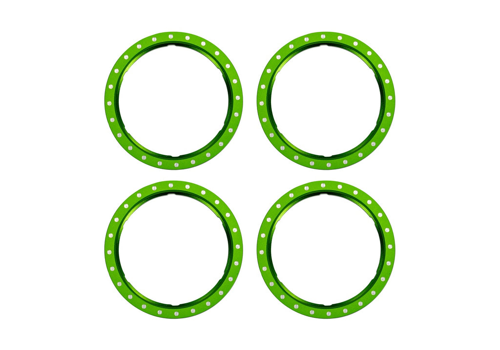 Traxxas 10276-GRN — Traxxas 10276-GRN Pro Scale Green Aluminum Beadlock Rings (4)
