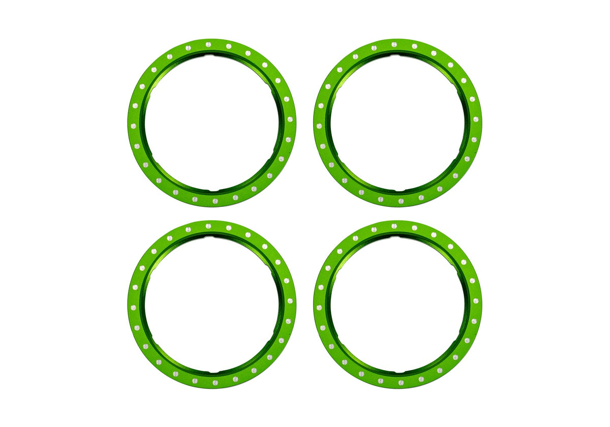 Traxxas 10276-GRN — Traxxas 10276-GRN Pro Scale Green Aluminum Beadlock Rings (4)