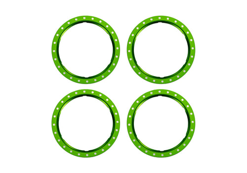 Traxxas 10276-GRN — Traxxas 10276-GRN Pro Scale Green Aluminum Beadlock Rings (4)
