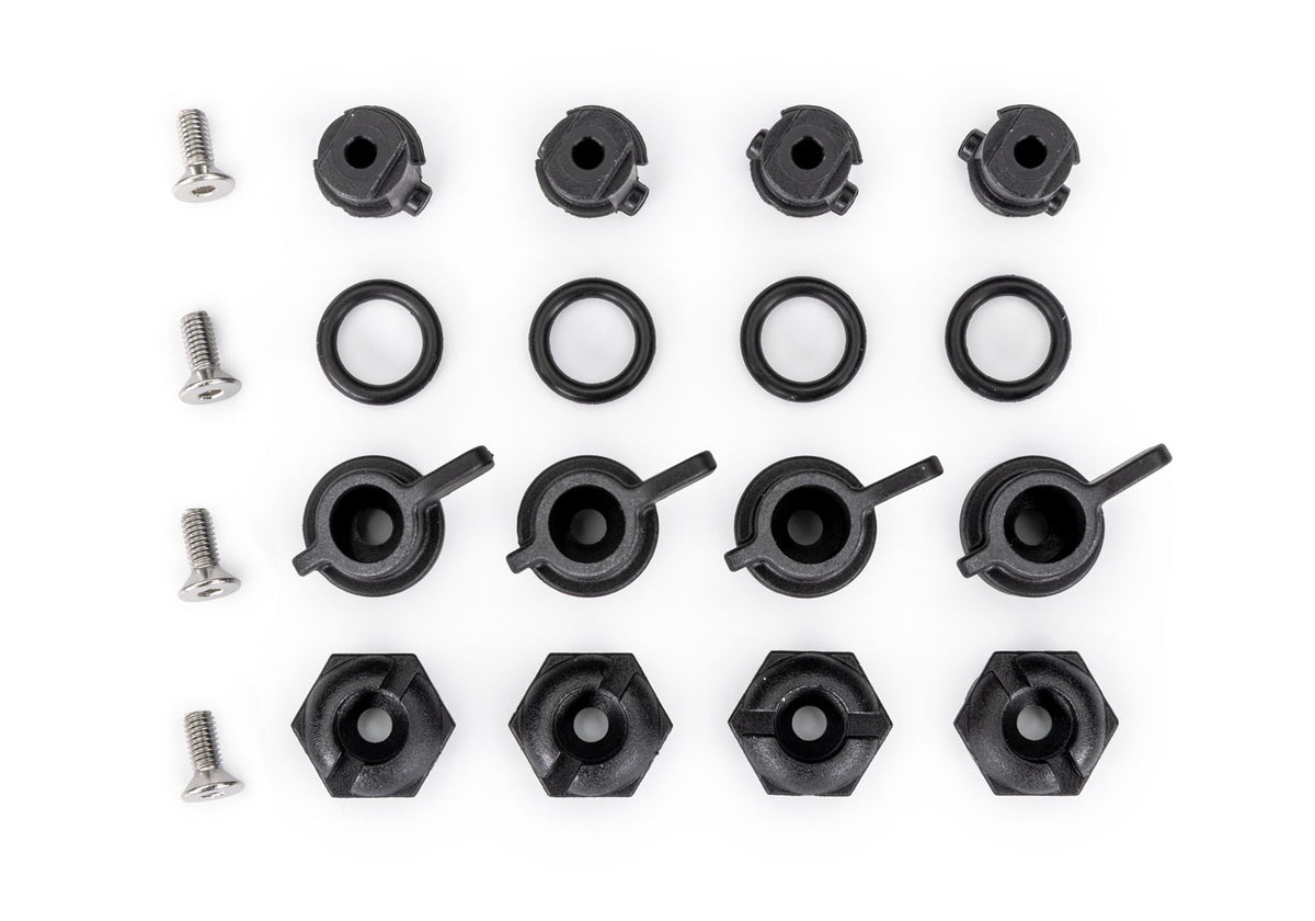 Traxxas 10318 — Traxxas 10318 Hatch Mount Nuts w/ Shafts & O-Rings