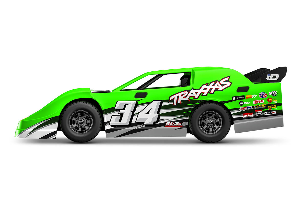 Traxxas 104364-74-GRN — Traxxas 104364-74-GRN Slash Late Model BL-2s