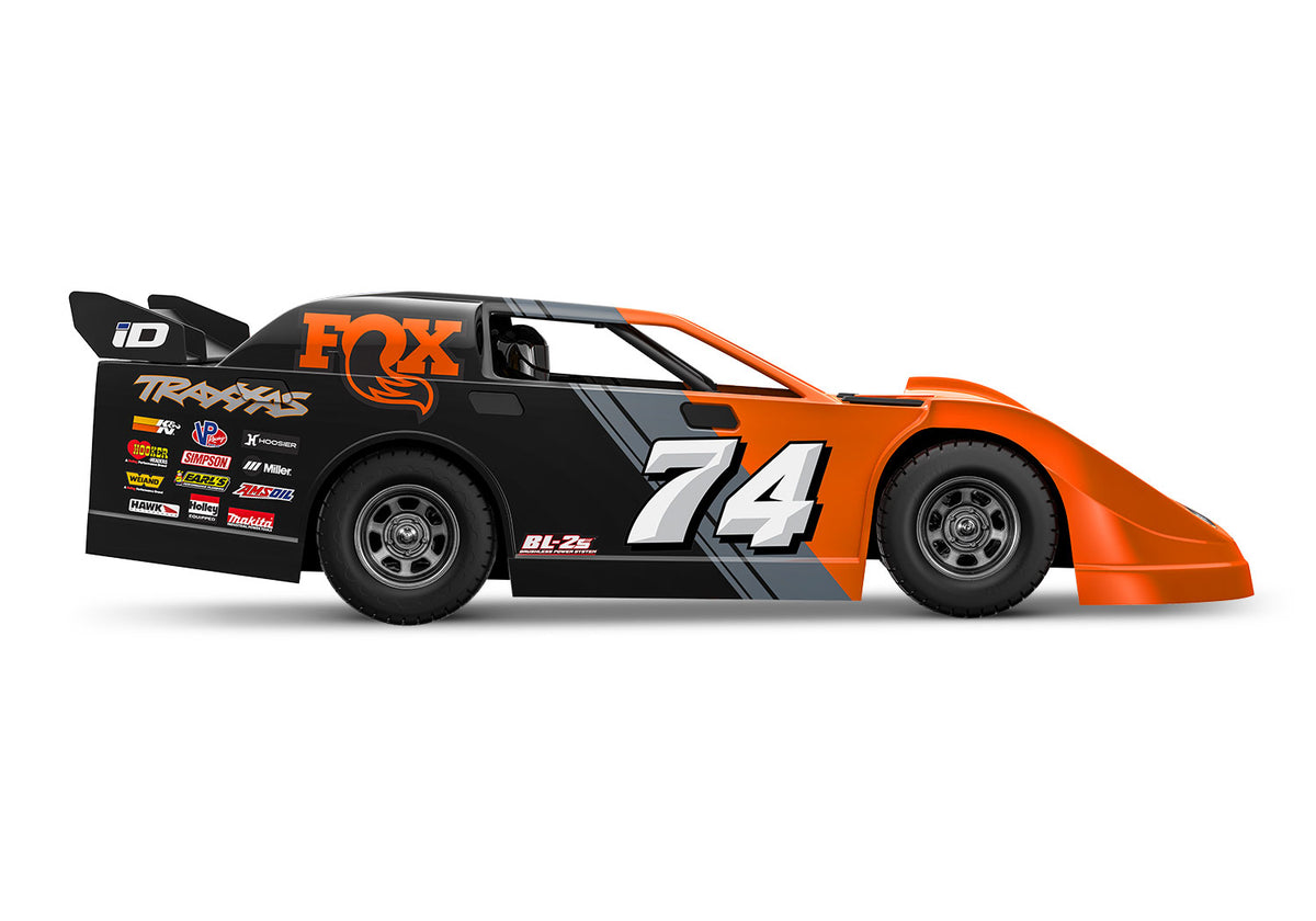 Traxxas 104364-74-FOX — Traxxas 104364-74-FOX Slash Late Model BL-2s
