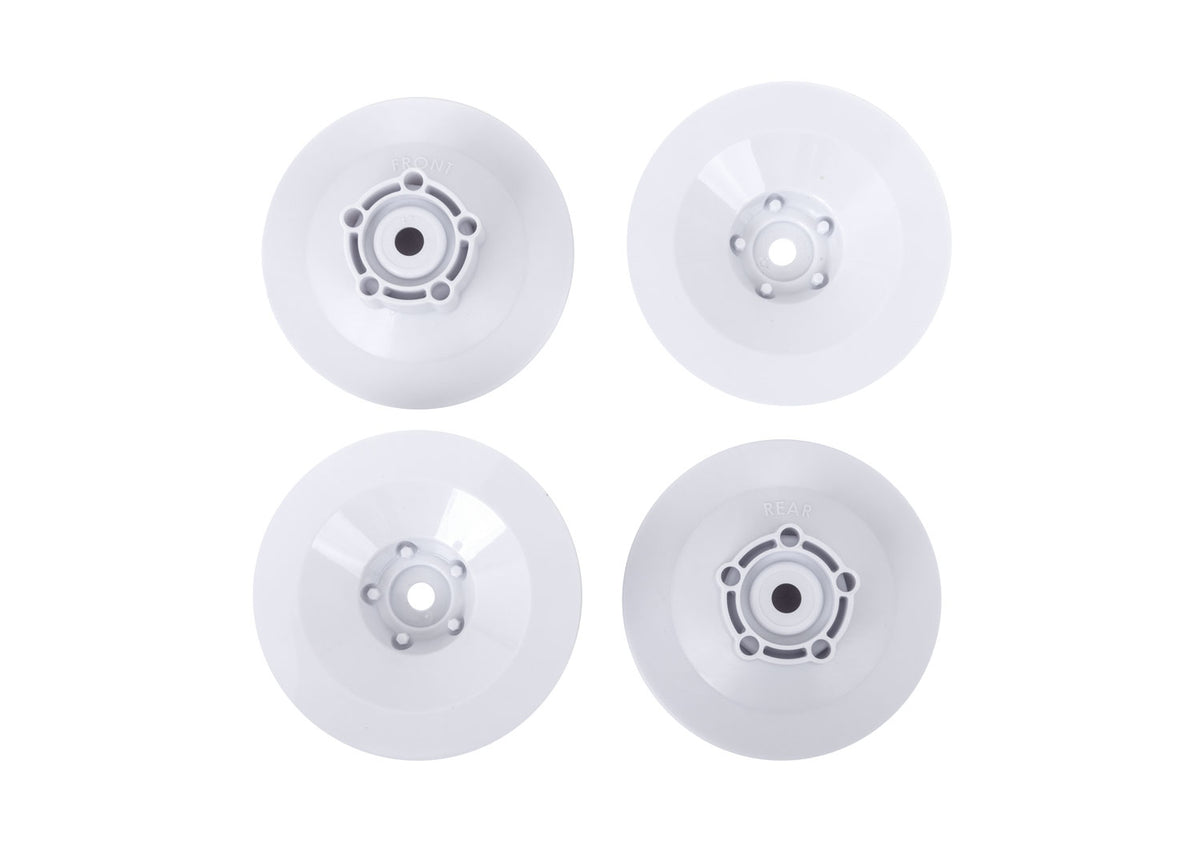 Traxxas 10457-WHT — Traxxas 10457-WHT White Wheel Discs (4)