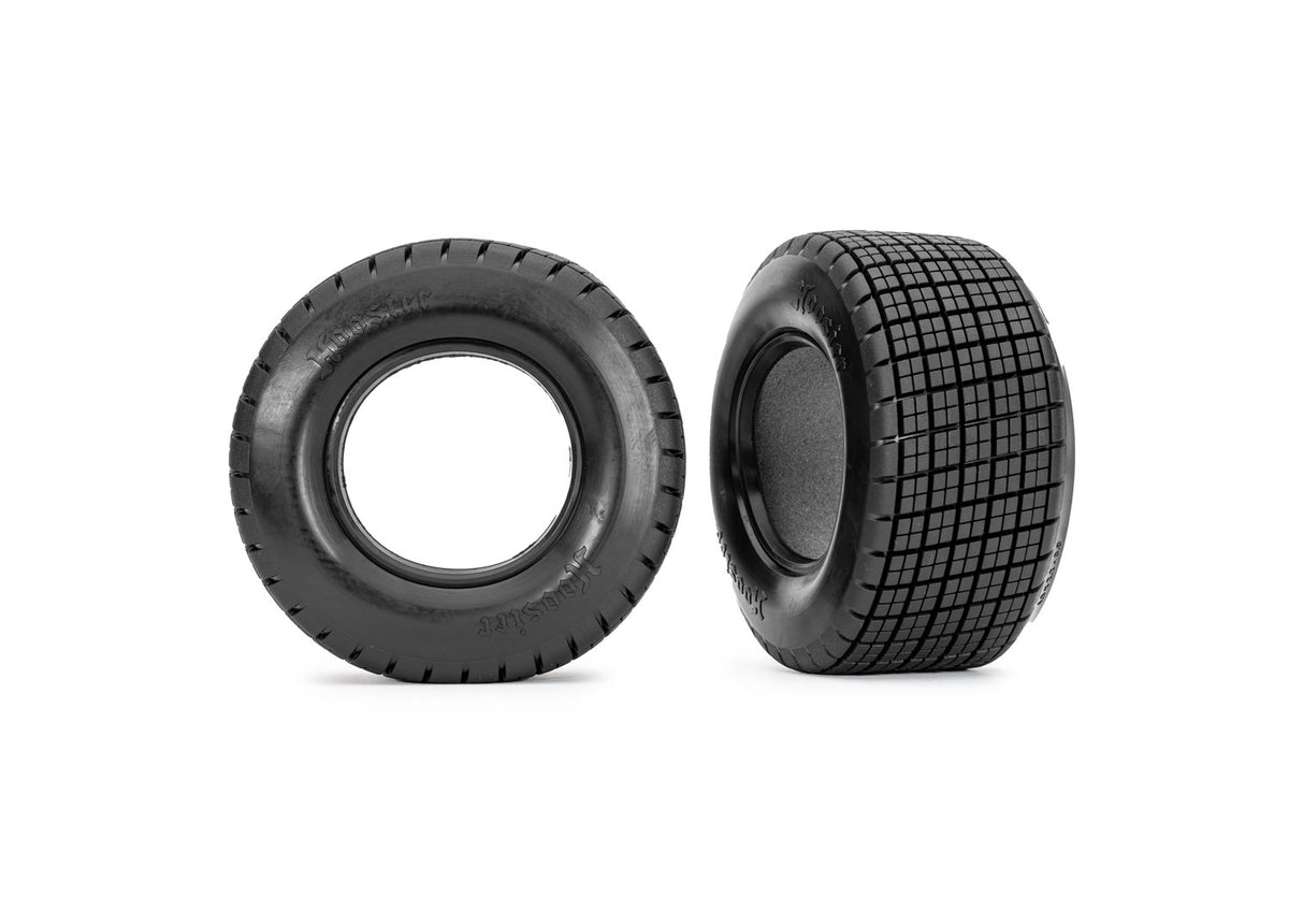 Traxxas 10470X — Traxxas 10470X Hoosier Dual-Profile Dirt Oval Tires & Foam Inserts (2)