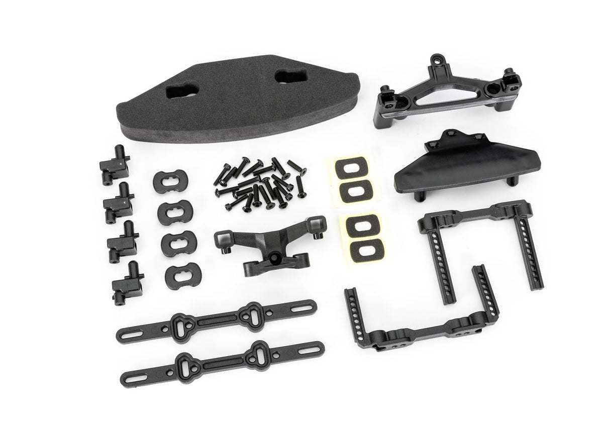 Traxxas 10518 — Traxxas 10518 Front and Rear Body Mounts w/ Posts & Hardware