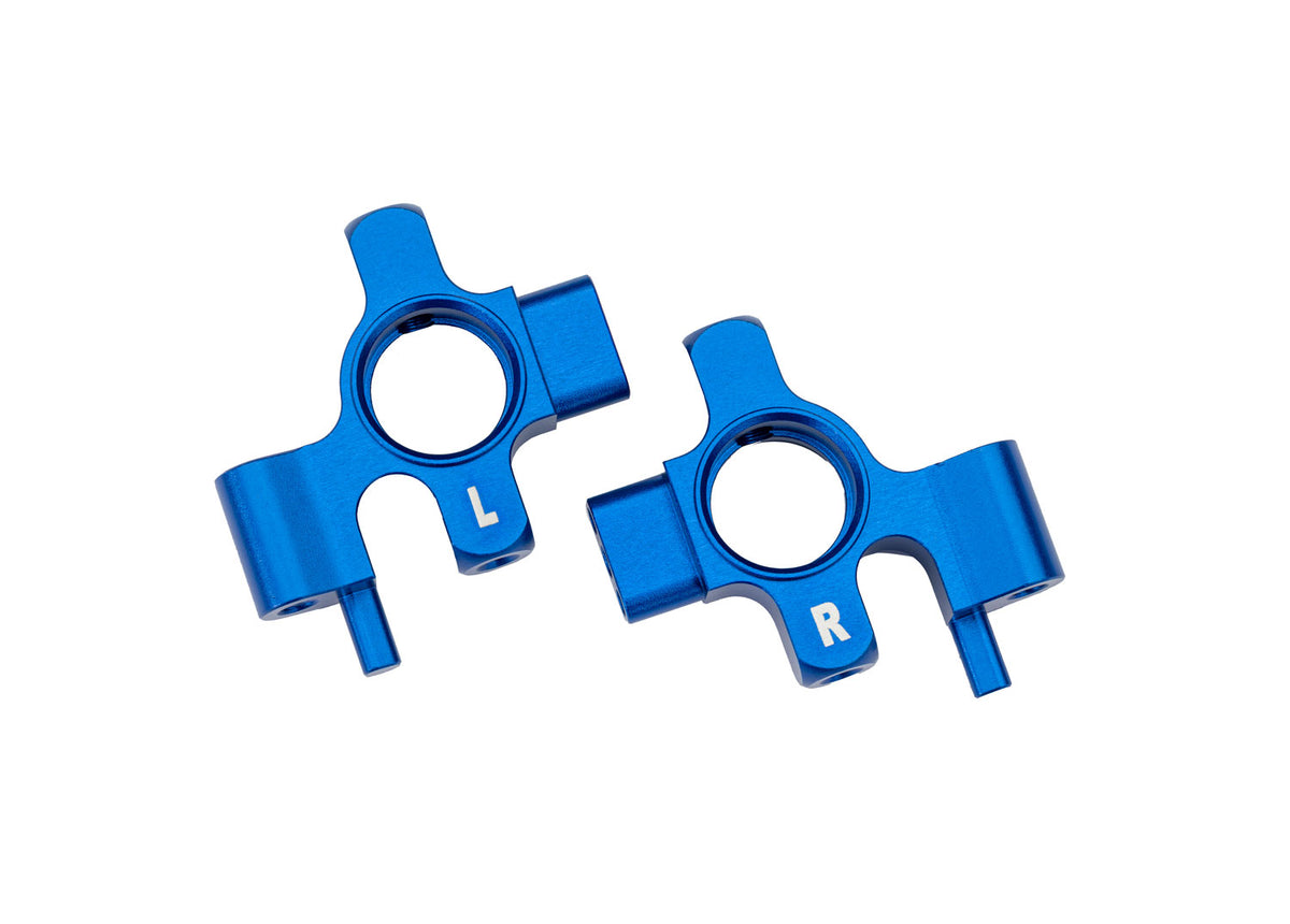 Traxxas 10537-BLUE — Traxxas 10537-BLUE Blue Aluminum Steering Blocks (L&R)