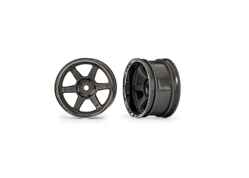 Traxxas 10572 — Traxxas 10572 1.9" Gray 6-Spoke Rear Wheels (2)