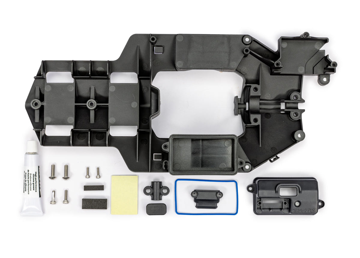 Traxxas 10624 — Traxxas 10624 Radio Tray & Stuffing Tube Clamp w/ Hardware