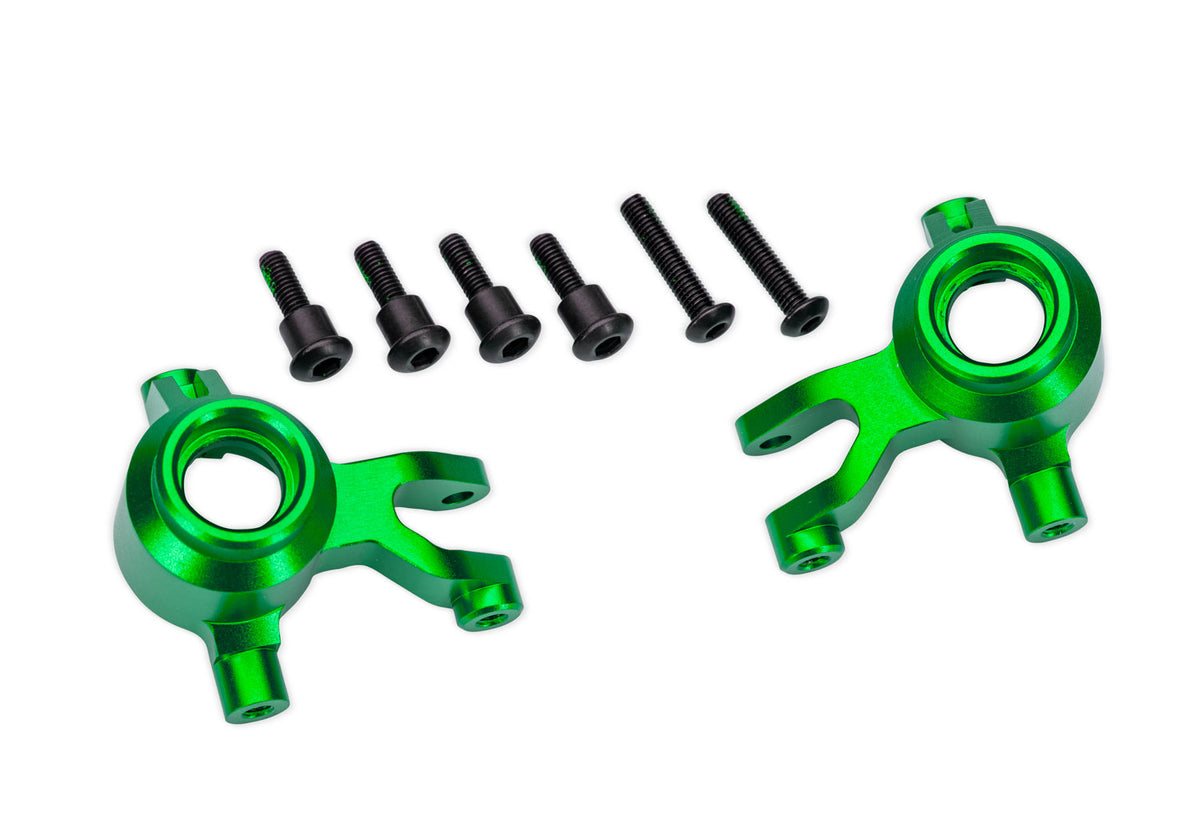 Traxxas 10734-GRN — Traxxas 10734-GRN Green Aluminum Steering Blocks (L&R)