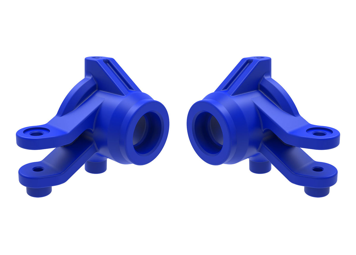 Traxxas 10736-BLUE — Traxxas 10736-BLUE Blue Steering Blocks (L&R)