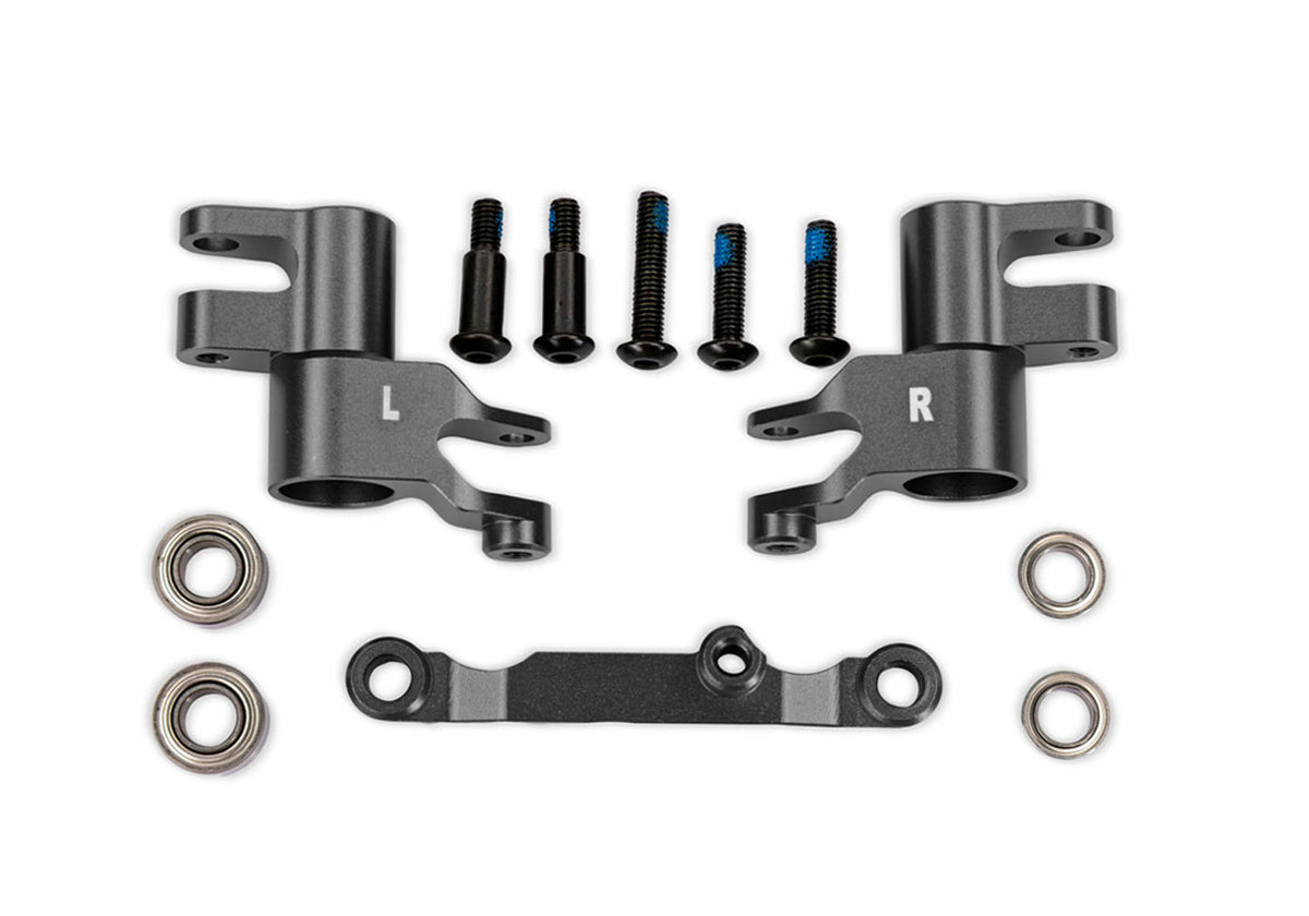 Traxxas 10743-GRAY — Traxxas 10743-GRAY Gray Aluminum Bellcrank Assembly with Drag Link