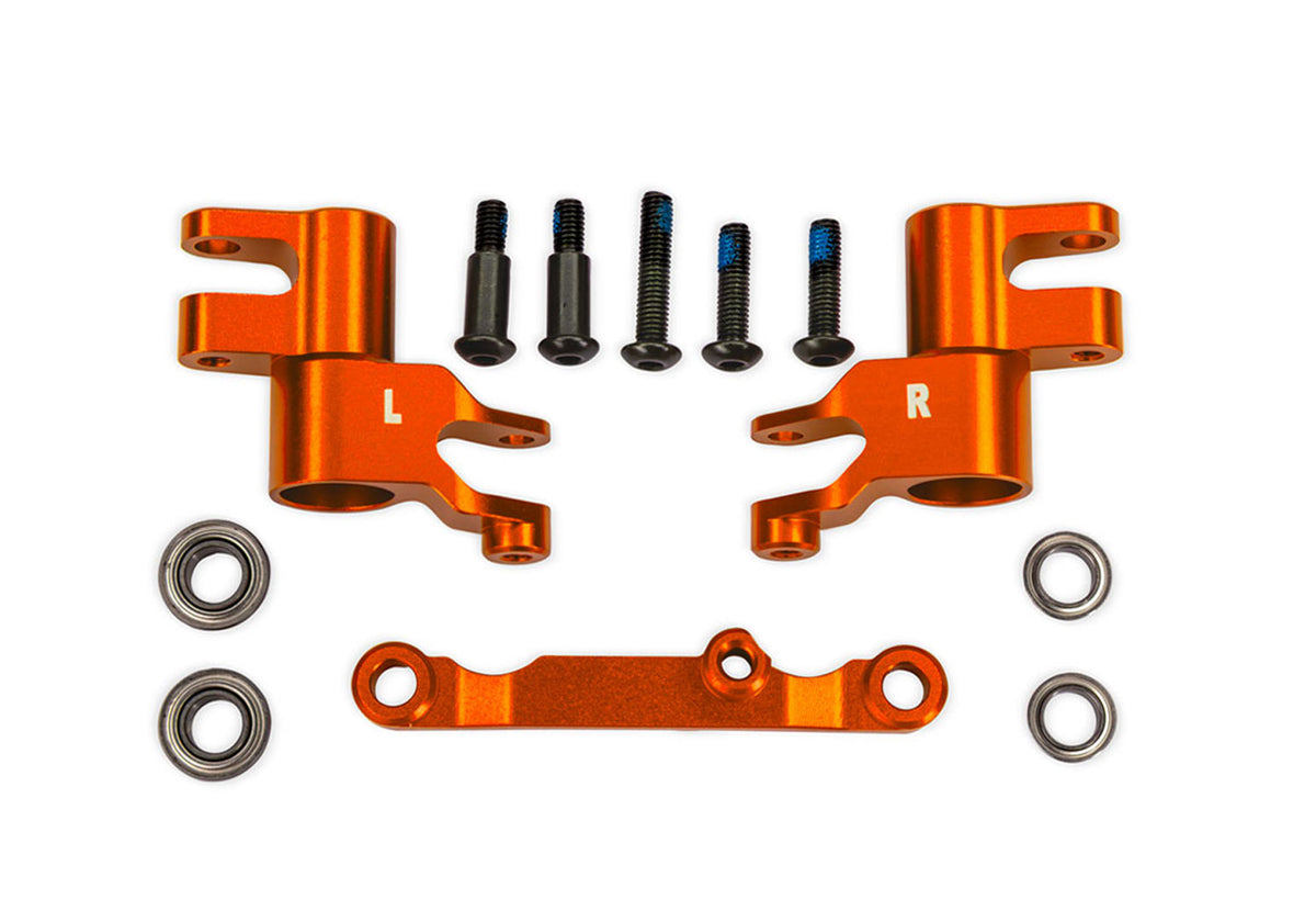 Traxxas 10743-ORNG — Traxxas 10743-ORNG Orange Aluminum Bellcrank Assembly with Drag Link