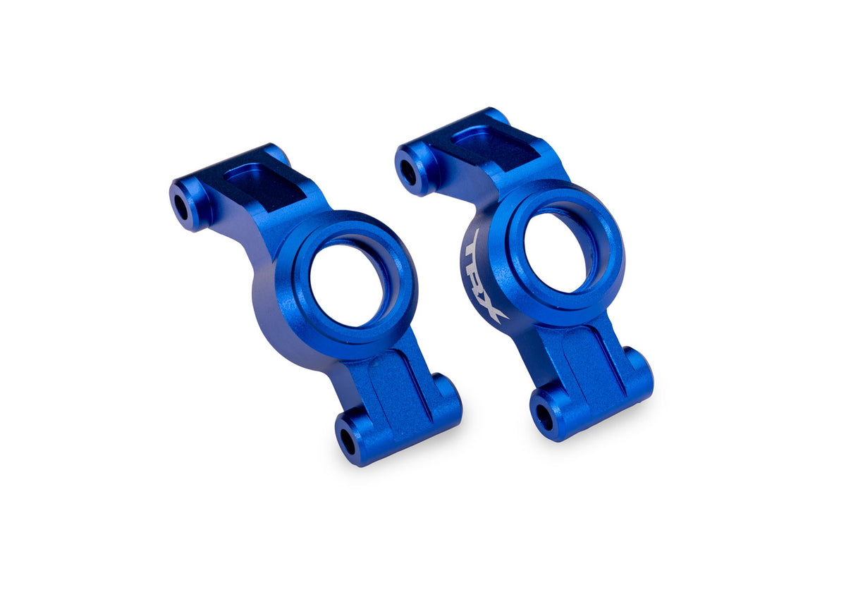 Traxxas 10751-BLUE — Traxxas 10751-BLUE Blue Aluminum Stub Axle Carriers (L&R)