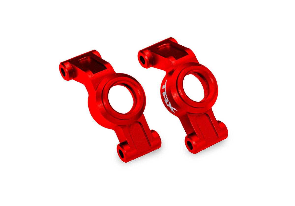 Traxxas 10751-RED — Traxxas 10751-RED Red Aluminum Stub Axle Carriers (L&R)