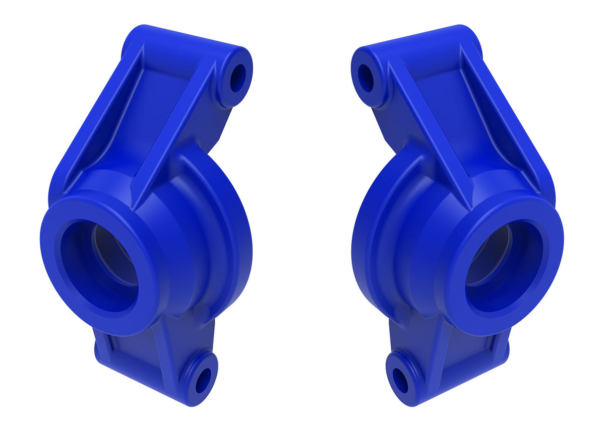 Traxxas 10752-BLUE — Traxxas 10752-BLUE Blue Stub Axle Carriers (L&R)