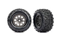 Traxxas 10770-GRAY — Traxxas 10770-GRAY Gray Rear Wheels w/ Sledgehammer Tires (2)