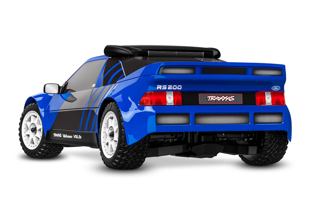 Traxxas 108046-1-BLUE — Traxxas 108046-1-BLUE Mini Rally VXL Ford RS200