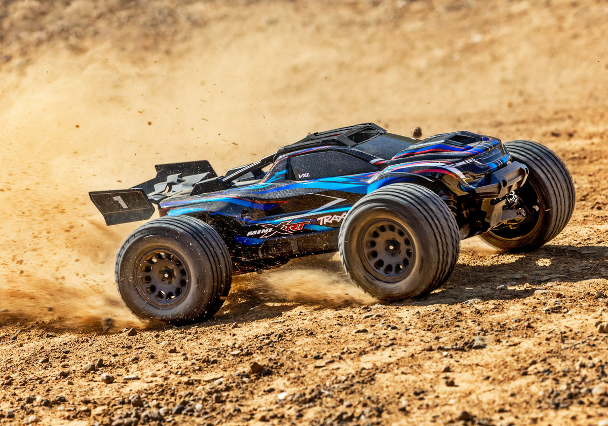 Traxxas 108076-1-BLUE — Traxxas 108076-1-BLUE Mini XRT VXL-3s