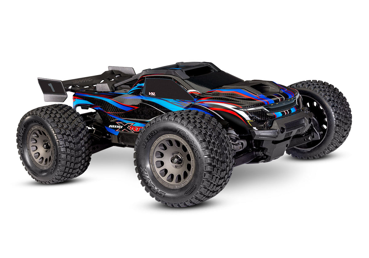 Traxxas 108076-1-BLUE — Traxxas 108076-1-BLUE Mini XRT VXL-3s