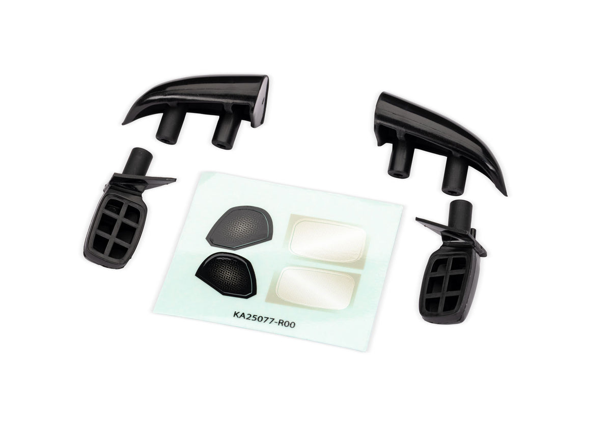 Traxxas 10818-BLK — Traxxas 10818-BLK Black Side Mirrors and Roof Intakes