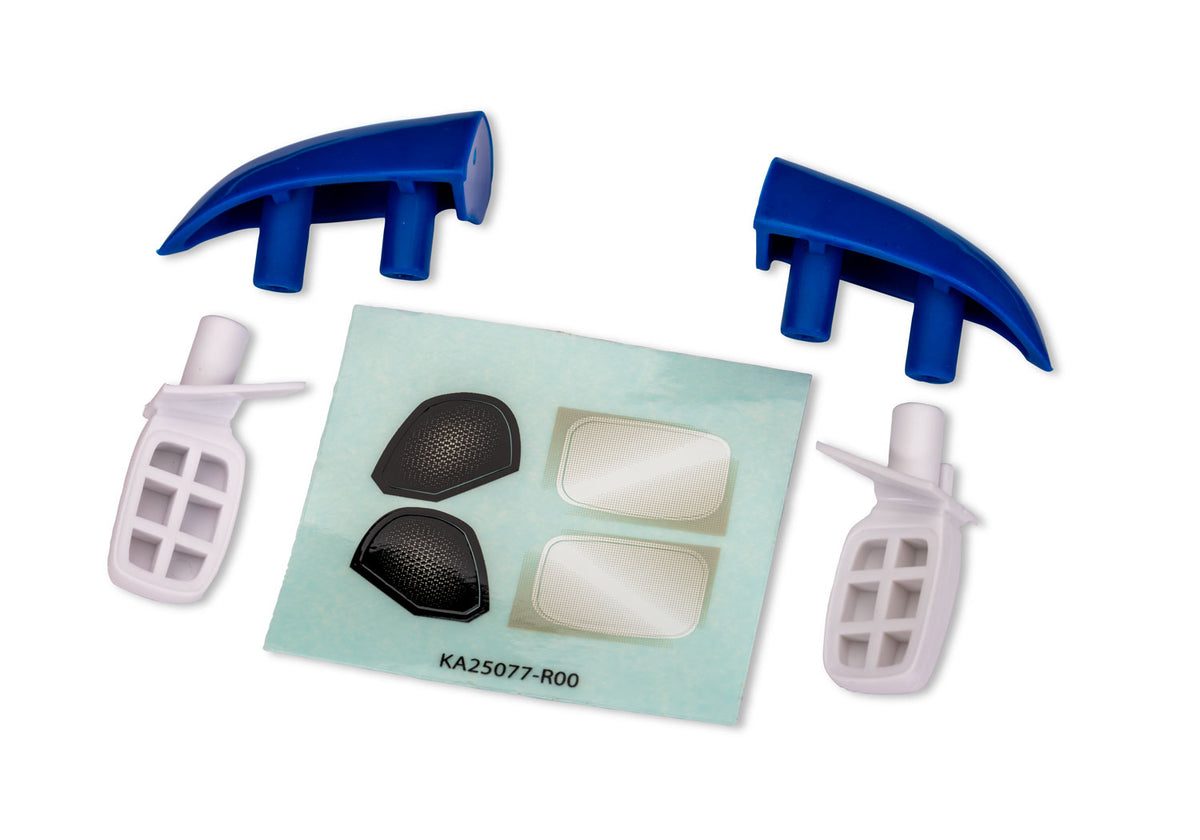 Traxxas 10818-BLUWHT — Traxxas 10818-BLUWHT White Side Mirrors and Roof Intakes