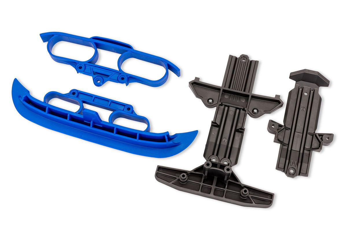 Traxxas 10837-BLUE — Traxxas 10837-BLUE Blue Bumpers and Skid Plates