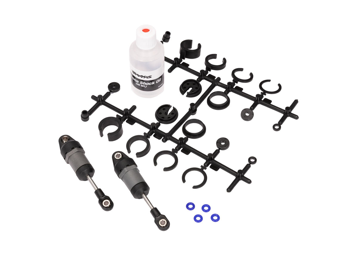 Traxxas 10860 — Traxxas 10860 Short Gray Ultra Shocks with Springs (2)