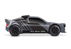 Traxxas 10876-BLK — Traxxas 10876-BLK Black Front Mini Rally Wheels w/ Slick Tires (Hard) (2)
