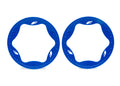 Traxxas 10948-BLUE — Traxxas 10948-BLUE 4.3" Blue Funco Rear Beadlock Rings (2)