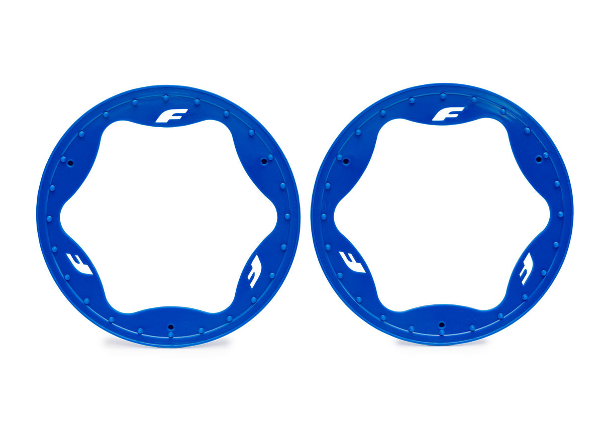 Traxxas 10948-BLUE — Traxxas 10948-BLUE 4.3" Blue Funco Rear Beadlock Rings (2)