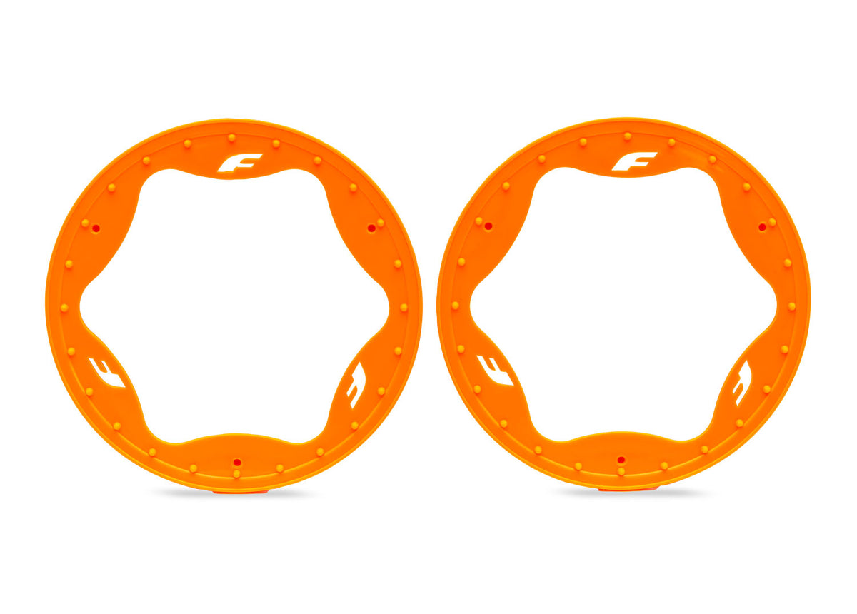 Traxxas 10948-ORNG — Traxxas 10948-ORNG 4.3" Orange Funco Rear Beadlock Rings (2)