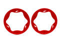 Traxxas 10948-RED — Traxxas 10948-RED 4.3" Red Funco Rear Beadlock Rings (2)