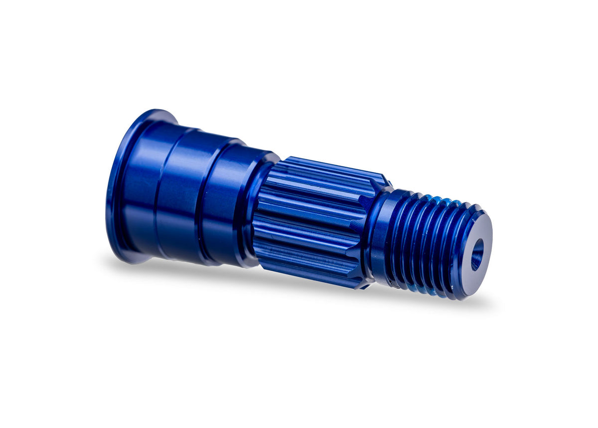 Traxxas 10953-BLUE — Traxxas 10953-BLUE Blue Aluminum Front Stub Axle