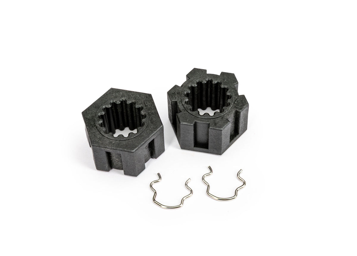 Traxxas 10954 — Traxxas 10954 Front Hex Hubs & Clips (2)