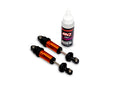 Traxxas 10961-ORNG — Traxxas 10961-ORNG Orange Aluminum GT-Maxx Front Shocks (2)