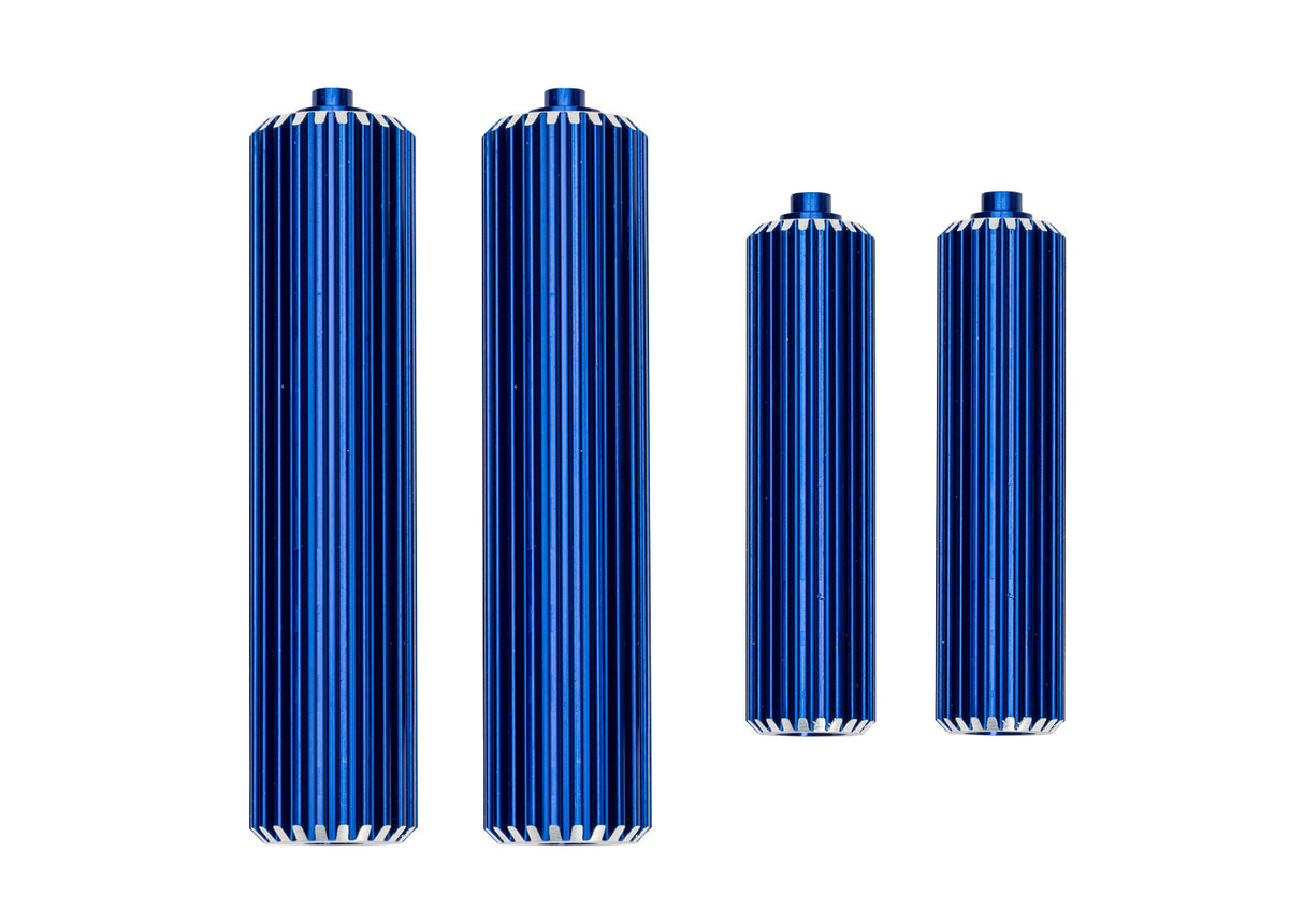 Traxxas 10966-BLUE — Traxxas 10966-BLUE Blue Aluminum Shock Reservoirs (F&R)
