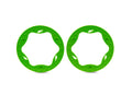 Traxxas 10976-GRN — Traxxas 10976-GRN 3.5" Green Funco Front Beadlock Rings (2)