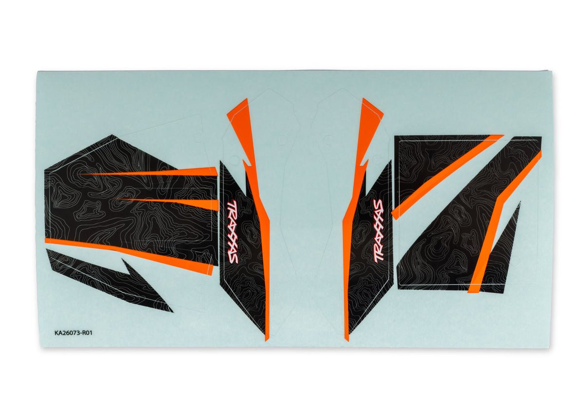 Traxxas 12017-BLK — Traxxas 12017-BLK TXC-4M Black Body Decals